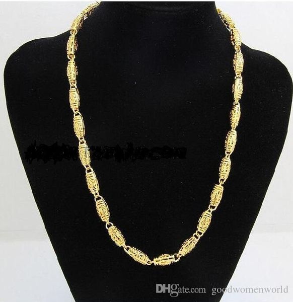 buy fine yellow gold jewelry heavy mens 24k yellow solid gold gf chain necklace wide 7mm length 50cm weight 36.5g, Silver 
buy fine yellow gold jewelry heavy mens 24k yellow solid gold gf chain necklace wide 7mm length 50cm weight 36.5g, Silver