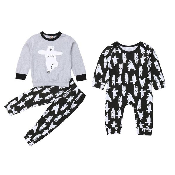 loozykit дети пижама набор весна повседневный kid brothers медведи печать sleepwear малышей мальчиков одежда для девочек с длинным рукавом х, White
loozykit дети пижама набор весна повседневный kid brothers медведи печать sleepwear малышей мальчиков одежда для девочек с длинным рукавом х, White