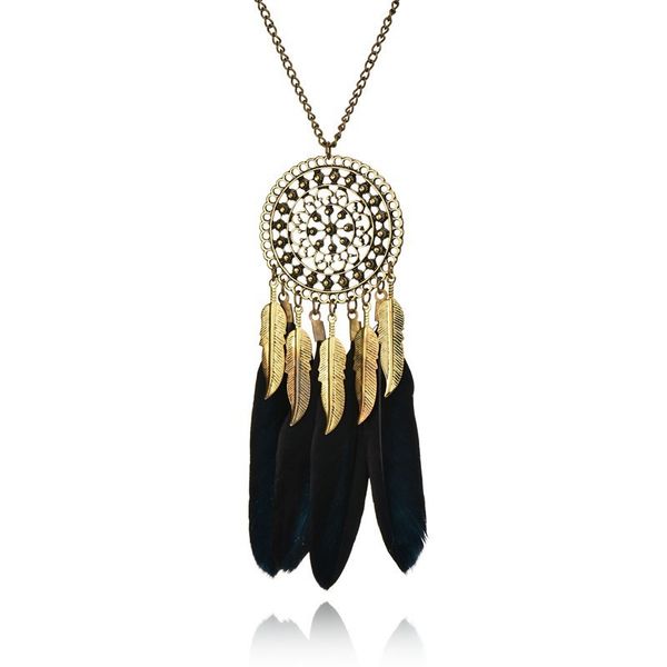 2020 feather necklace collares exaggerated fashion bohemian style round leaves hollowed out sweater chain choker jewelry collier, Silver
2020 feather necklace collares exaggerated fashion bohemian style round leaves hollowed out sweater chain choker jewelry collier, Silver
