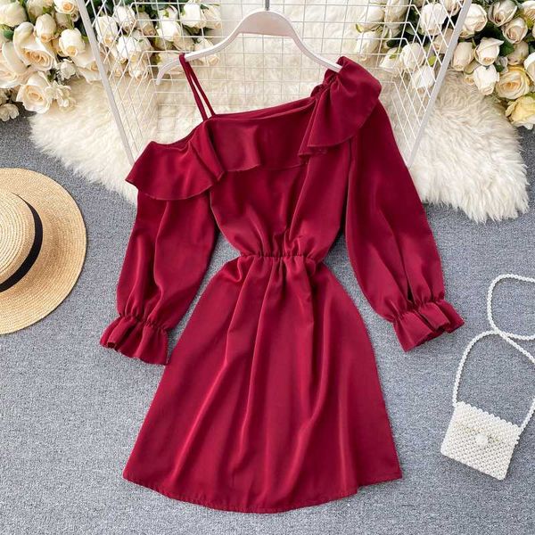 women new fashion long-sleeved high waist thin mini dress lady casual solid color vestidos de fiesta l374, Black;gray
women new fashion long-sleeved high waist thin mini dress lady casual solid color vestidos de fiesta l374, Black;gray