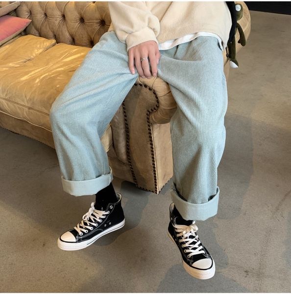 men's casual pants 2019 autumn and winter new wild solid color straight casual pants young people fashion trend men's clothing, Black
men's casual pants 2019 autumn and winter new wild solid color straight casual pants young people fashion trend men's clothing, Black
