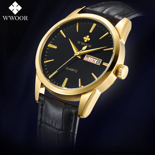 wwoor men's quartz watch date day genuine leather strap casual sports wristwatch gifts montre homme 2019 new #c, Slivery;brown
wwoor men's quartz watch date day genuine leather strap casual sports wristwatch gifts montre homme 2019 new #c, Slivery;brown