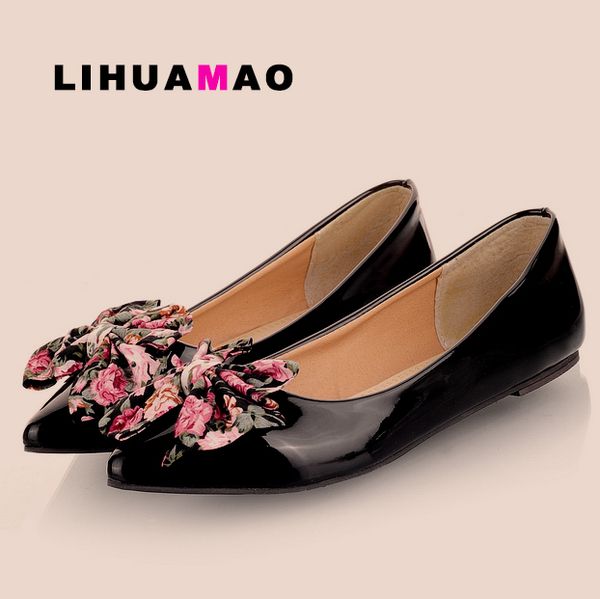 lihuamao flower bowtie knot cute women ballet flat shoes pointed toe slip on comfortable loafers office career party work dress, Black
lihuamao flower bowtie knot cute women ballet flat shoes pointed toe slip on comfortable loafers office career party work dress, Black