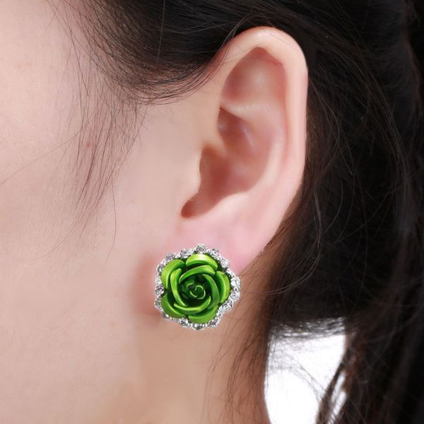 new korean fashion crystal rhinestone high-grade rose stud earrings women's elegant temperament christmas jewelry gift ing, Golden;silver
new korean fashion crystal rhinestone high-grade rose stud earrings women's elegant temperament christmas jewelry gift ing, Golden;silver