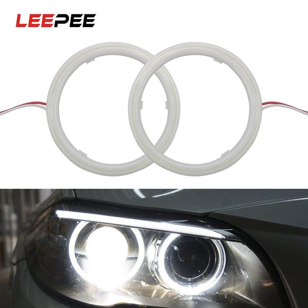 leepee 1 pair led headlight car angel eyes daytime running light drl universal car light accessories
leepee 1 pair led headlight car angel eyes daytime running light drl universal car light accessories
