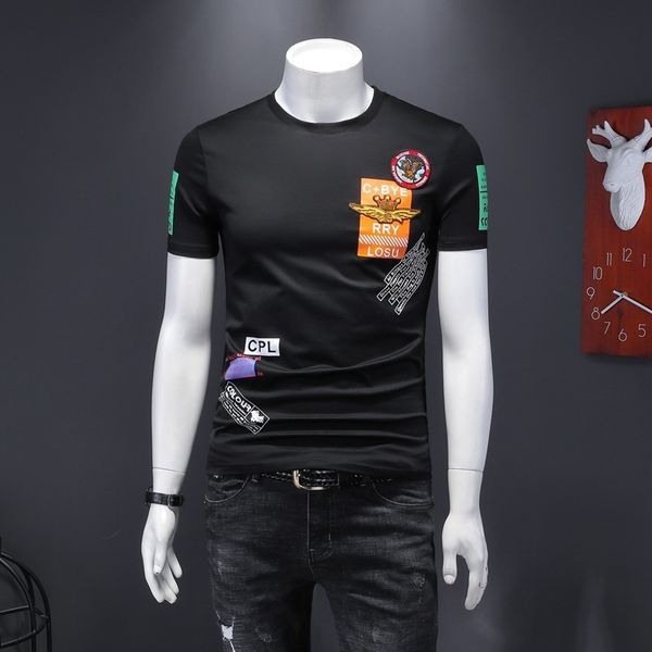2020 new fashion summer men's tshirt short sleeve t-shirt streetwear casual letter print loose hip hop designer mens clothing tees, White;black
2020 new fashion summer men's tshirt short sleeve t-shirt streetwear casual letter print loose hip hop designer mens clothing tees, White;black