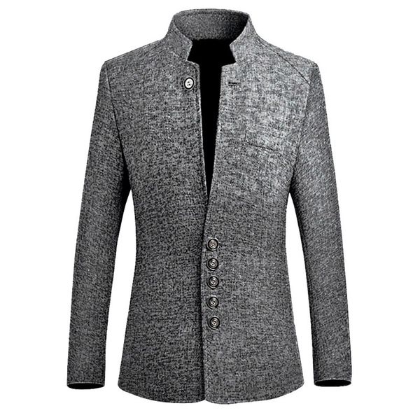 puimentiua chinese style blazer men's business stand collar coats men jacket fall 2019 male blazer slim mens jackets plus size, White;black
puimentiua chinese style blazer men's business stand collar coats men jacket fall 2019 male blazer slim mens jackets plus size, White;black