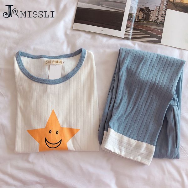 jrmissli spring comfortable cotton cartoon printing + long pant 2 piece sets pajamas set for women cute sleepwear girls, Blue;gray
jrmissli spring comfortable cotton cartoon printing + long pant 2 piece sets pajamas set for women cute sleepwear girls, Blue;gray