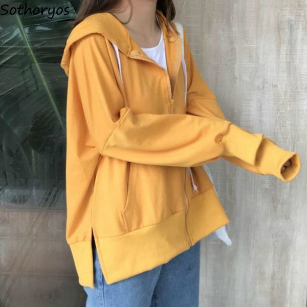 hoodies women hooded zipper zip-up korean style loose harajuku simple side slit all-match chic trendy leisure oversize ulzzang, Black
hoodies women hooded zipper zip-up korean style loose harajuku simple side slit all-match chic trendy leisure oversize ulzzang, Black