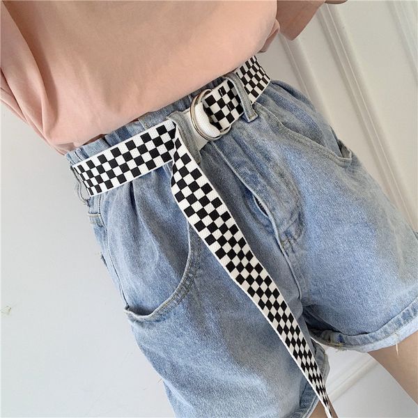 canvas belt women men d ring waist strap black red belts female casual plaid stripestrouser punk long waistband, Black;brown
canvas belt women men d ring waist strap black red belts female casual plaid stripestrouser punk long waistband, Black;brown