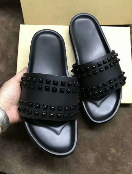donna red bottom slippers designer luxury red bottoms shoes men rivet spikes flat slipperssales new, Black
donna red bottom slippers designer luxury red bottoms shoes men rivet spikes flat slipperssales new, Black