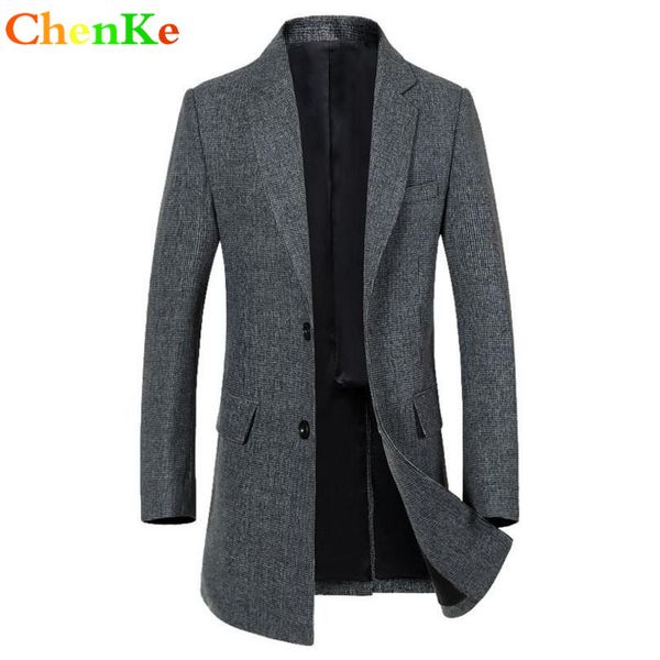 chenke brand autumn winter men wool blends jacket men's warm woolen blends overcoat england solid jacket men cashmere overcoat, Black
chenke brand autumn winter men wool blends jacket men's warm woolen blends overcoat england solid jacket men cashmere overcoat, Black