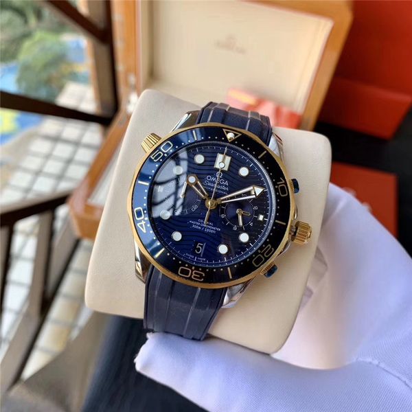 new men's watch full function fully automatic mechanical watch ceramic bezel, Slivery;brown
new men's watch full function fully automatic mechanical watch ceramic bezel, Slivery;brown