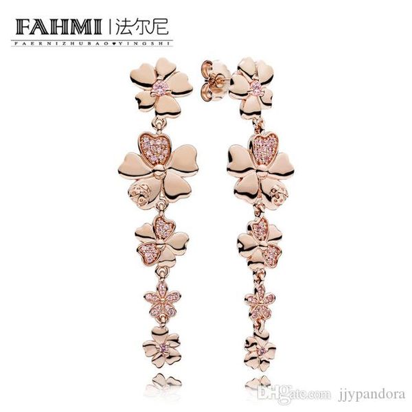 hywo 100% 925 sterling silver 1:1 original exquisite style noble 287114npr rose wildflower meadow hanging earrings jewelry, Golden;silver
hywo 100% 925 sterling silver 1:1 original exquisite style noble 287114npr rose wildflower meadow hanging earrings jewelry, Golden;silver