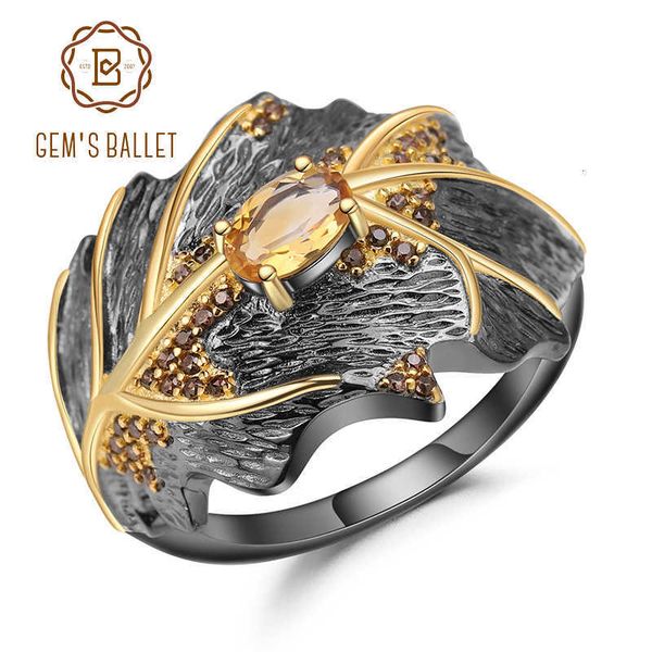 gem's ballet georgia o'keeffe leaf ring 0.81ct natural citrine 925 sterling silver handmade design rings for women bijoux cj191128, Slivery;golden
gem's ballet georgia o'keeffe leaf ring 0.81ct natural citrine 925 sterling silver handmade design rings for women bijoux cj191128, Slivery;golden