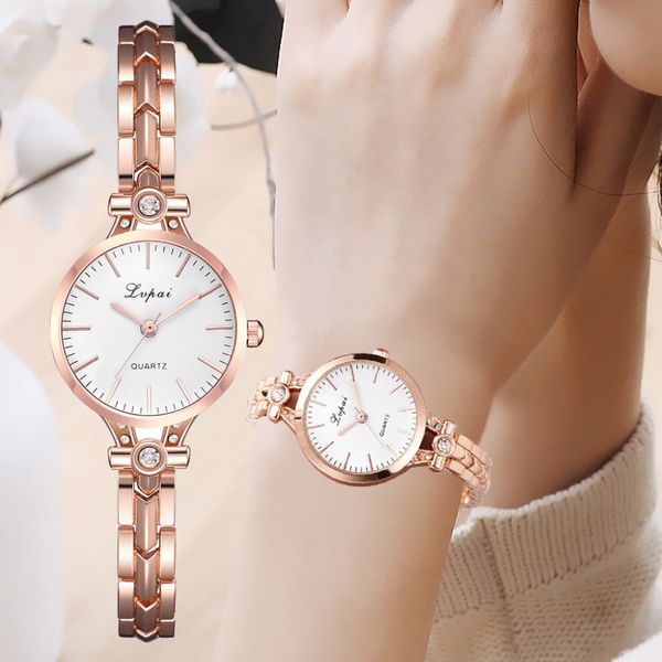 simple casual fashion women watches round small dial female bracelet watch luxury alloy steel strip women quartz watch #w, Slivery;brown
simple casual fashion women watches round small dial female bracelet watch luxury alloy steel strip women quartz watch #w, Slivery;brown