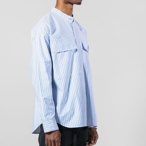 new fear of god fog blue striped shirt mens designer jackets womens couplehip hop black long sleeve shirt fashion, Black;brown
new fear of god fog blue striped shirt mens designer jackets womens couplehip hop black long sleeve shirt fashion, Black;brown
