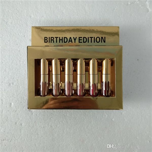 new gold kylie jenner lipgloss cosmetics matte lipstick lip gloss mini leo kit lip birthday limited edition with gold retail packaging
new gold kylie jenner lipgloss cosmetics matte lipstick lip gloss mini leo kit lip birthday limited edition with gold retail packaging