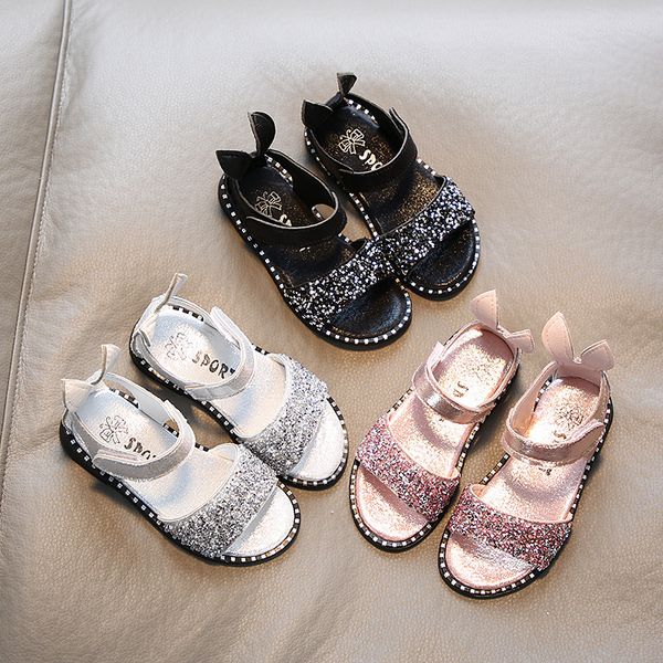 summer new children's princess sandals eared sequined beach shoes baby girl open toe non-slip shoe performance shoes, Black;red
summer new children's princess sandals eared sequined beach shoes baby girl open toe non-slip shoe performance shoes, Black;red