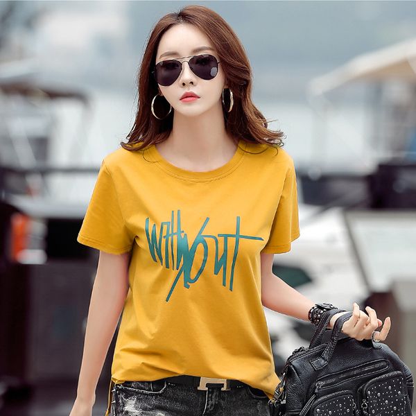 2020loose short-sleeved t-shirt women's version of the tide brand printing ladies' compassion women's bottoming shirt, White
2020loose short-sleeved t-shirt women's version of the tide brand printing ladies' compassion women's bottoming shirt, White