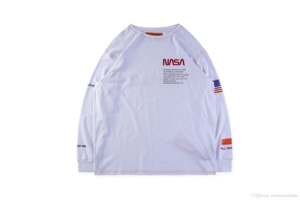 HERON PRESTON Nasa мужская длинная футболка одежда мужчины дизайнер футболки O-образным в
HERON PRESTON Nasa мужская длинная футболка одежда мужчины дизайнер футболки O-образным в