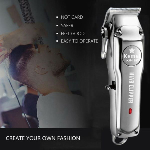 km-1997 all-metal professional hair clipper electric cordless hair trimmer rechargeable low-noise clipper remover cutter
km-1997 all-metal professional hair clipper electric cordless hair trimmer rechargeable low-noise clipper remover cutter
