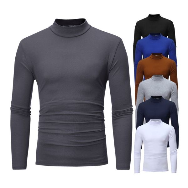 2019 autumn and winter new small high collar design solid color long-sleeved t-shirt, White;black
2019 autumn and winter new small high collar design solid color long-sleeved t-shirt, White;black