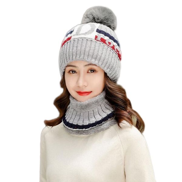 2019 womens hats with scarf warm fleece inside beanie girls winter cap for women pompom hat female chenille knitted caps, Blue;gray
2019 womens hats with scarf warm fleece inside beanie girls winter cap for women pompom hat female chenille knitted caps, Blue;gray