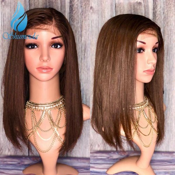 lace wigs brown color 13*6 front human hair with side part 200% density brazilian remy short bob baby, Black;brown
lace wigs brown color 13*6 front human hair with side part 200% density brazilian remy short bob baby, Black;brown