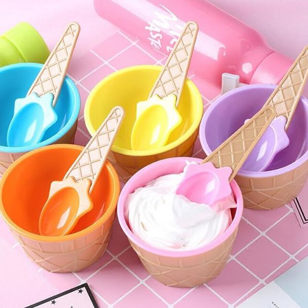 children's food supplement porridge bowl ice cream tool cup plastic ps bowl with spoon tool children birthday party
children's food supplement porridge bowl ice cream tool cup plastic ps bowl with spoon tool children birthday party
