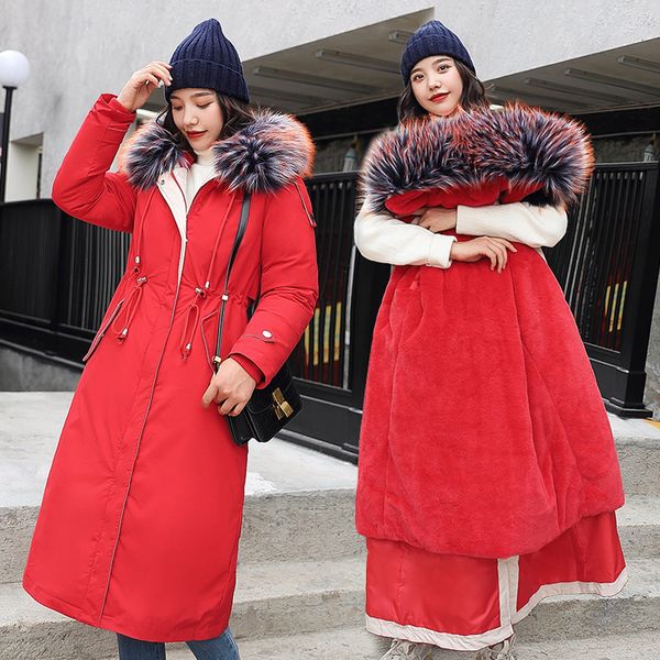 2019 new cato coated coats slim long winter coat women thicken ladies coats parka voering plus fluwelen upper garments ly06, Black
2019 new cato coated coats slim long winter coat women thicken ladies coats parka voering plus fluwelen upper garments ly06, Black