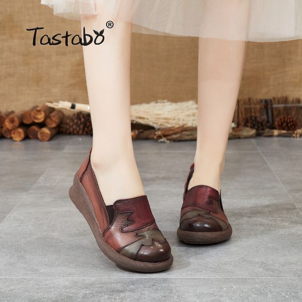 tastabo 2019 genuine leather women's shoes comfortable daily shoes soft bottom yellwo sand s99906 colorful stitching fashion, Black
tastabo 2019 genuine leather women's shoes comfortable daily shoes soft bottom yellwo sand s99906 colorful stitching fashion, Black
