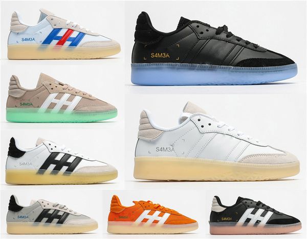 2020 павел коньков мужская самба рм розы газель кроссовки плоские спорт студент черный оранжевый белый женщин свободного покроя дизайнер кро, White;red 
2020 павел коньков мужская самба рм розы газель кроссовки плоские спорт студент черный оранжевый белый женщин свободного покроя дизайнер кро, White;red