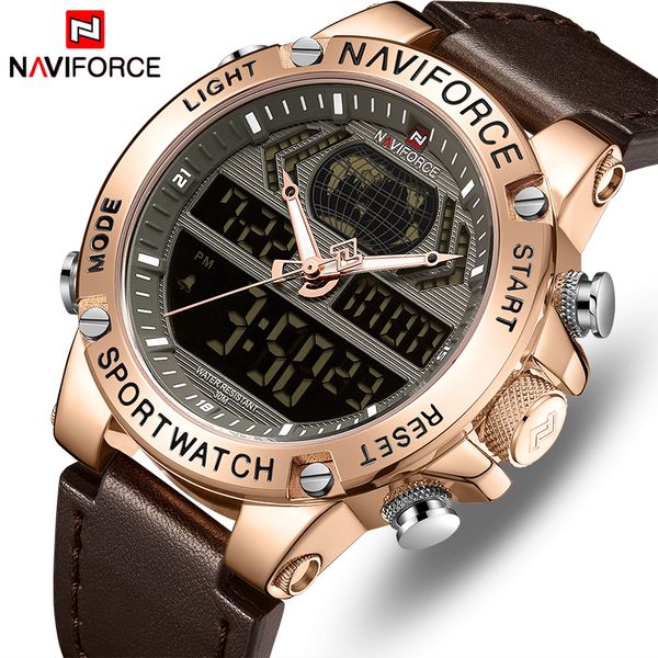 brand naviforce dual display mens watches fashion leather analog digital sport quartz watch male luxury business wristwatch, Slivery;brown
brand naviforce dual display mens watches fashion leather analog digital sport quartz watch male luxury business wristwatch, Slivery;brown
