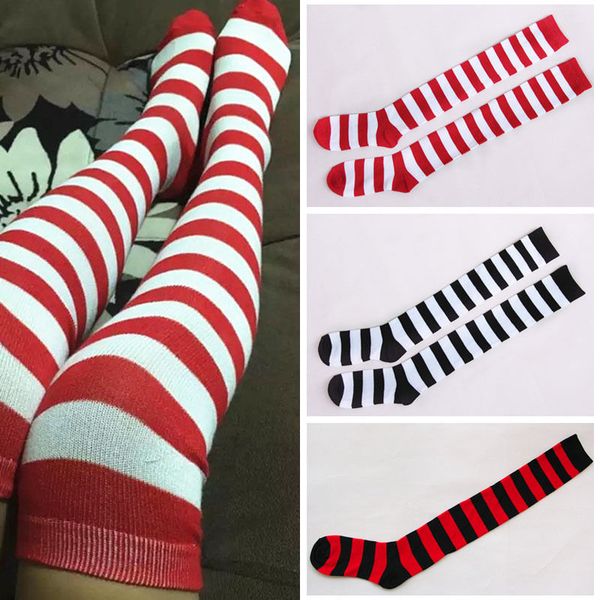 fashion new style women ladies long stockings striped casual over the knee stockings thigh high stockings, Black;white
fashion new style women ladies long stockings striped casual over the knee stockings thigh high stockings, Black;white