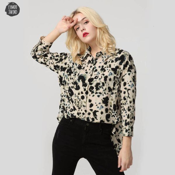 vintage women print oversized blouse pocket long sleeve pleated irregular shirt ladies office wear animal print loose blusas la175, White
vintage women print oversized blouse pocket long sleeve pleated irregular shirt ladies office wear animal print loose blusas la175, White