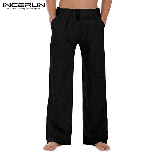 new men straight pants plain drawstring streetwear 2020 casual trousers harajuku joggers leisure pantalones hombre s-3xl incerun, Black
new men straight pants plain drawstring streetwear 2020 casual trousers harajuku joggers leisure pantalones hombre s-3xl incerun, Black