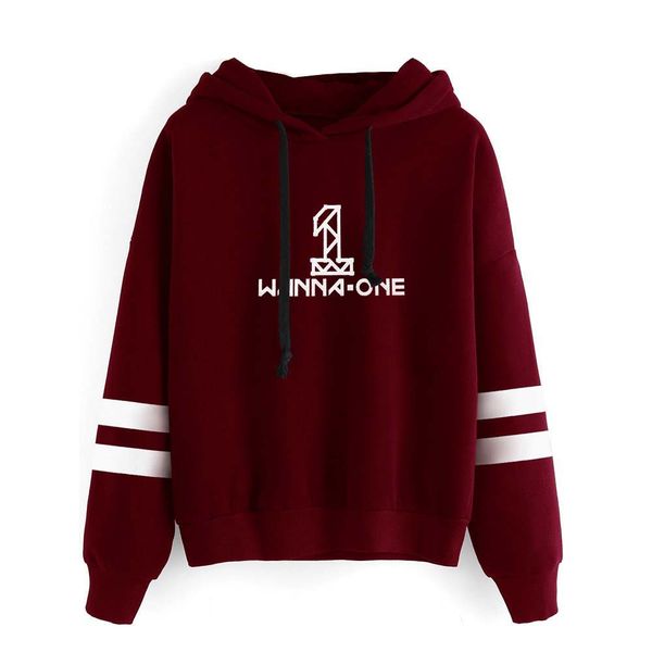 korean fashion kpop hoodie wanna one k clothes harajuku kawaii clothes women long sleeve striped hooded hoodies sweatshirts, Black
korean fashion kpop hoodie wanna one k clothes harajuku kawaii clothes women long sleeve striped hooded hoodies sweatshirts, Black