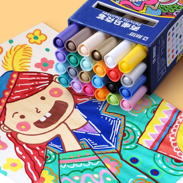 sta 12/24 colors/set acrylic marker pen permanent painting for body ceramic rock glass porcelain mug wood fabric canvas drawing
sta 12/24 colors/set acrylic marker pen permanent painting for body ceramic rock glass porcelain mug wood fabric canvas drawing