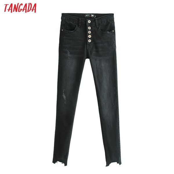 tangada women irregular black jeans retro female stretch jeans ladies ankle length skinny slim trousers fn52, Blue
tangada women irregular black jeans retro female stretch jeans ladies ankle length skinny slim trousers fn52, Blue