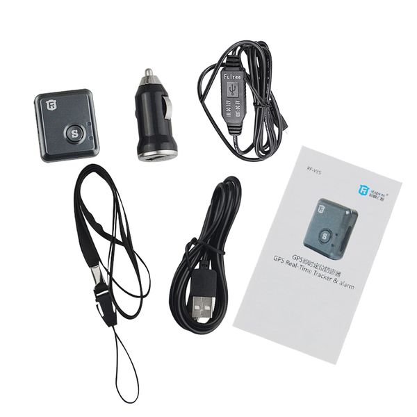 

rf-v8s mini gps tracker car locator with sos communicator tracking device mini rastreador veicular pessoal app/webform