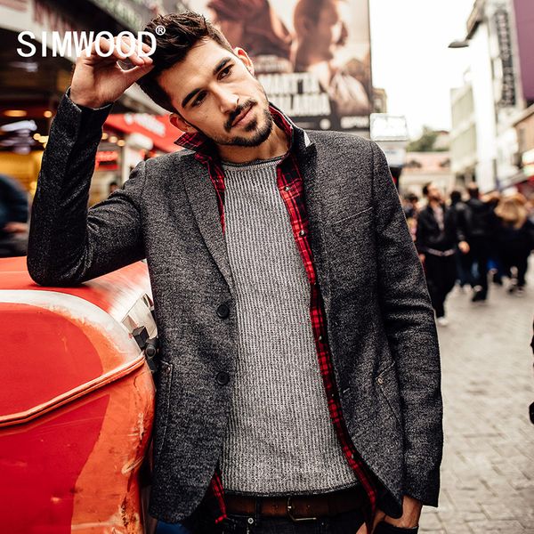 simwood brand new autumn winter casual blazer men fashion suits slim fit clothing coats xz6103, White;black
simwood brand new autumn winter casual blazer men fashion suits slim fit clothing coats xz6103, White;black
