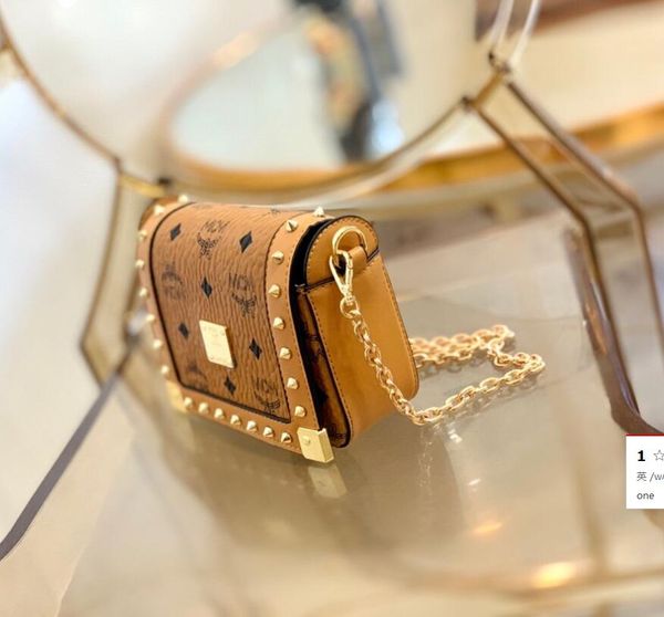 5 color 2020 fashion women versatile shoulder bag cross-body bag chain camera bag rivet single shoulder chain