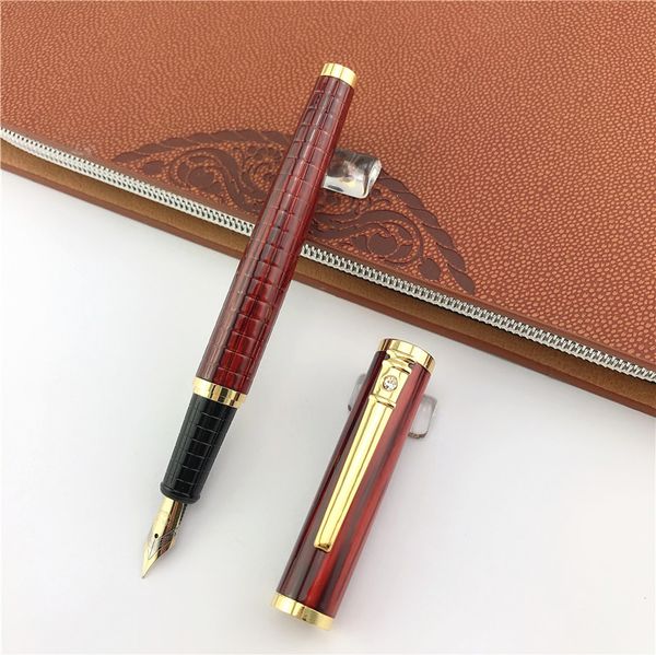 

metal fountain pen school office supplies commercial stationery luxury gift ink pens teacher father business present 004