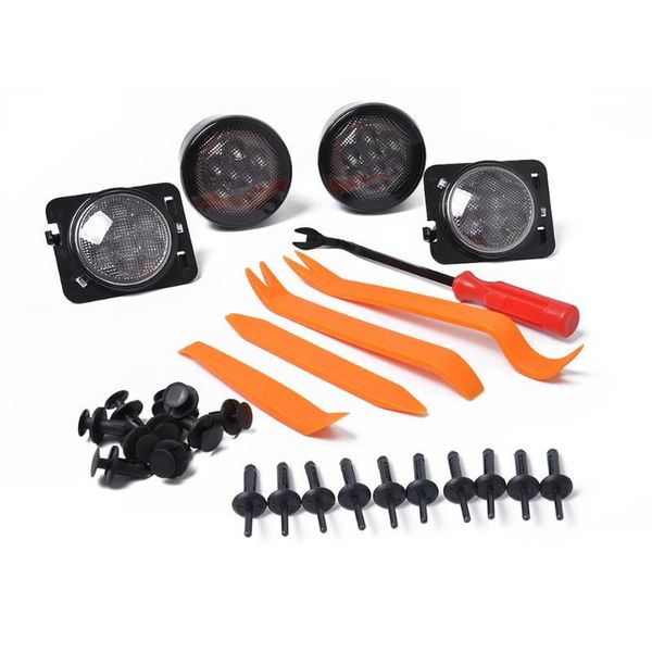 vodool car light signal lamp led turn signal+ fender side marker lights with tools ip65 waterproof for wrangler car styling
vodool car light signal lamp led turn signal+ fender side marker lights with tools ip65 waterproof for wrangler car styling