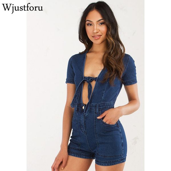 wjustforu bandage denim jumpsuit women summer fashion short sleeve playsuit female hollow out casual bodysuit slim rompers, Black;white
wjustforu bandage denim jumpsuit women summer fashion short sleeve playsuit female hollow out casual bodysuit slim rompers, Black;white