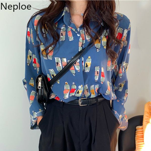 women's blouses & shirts neploe women chiffon blouse cartoon digital printed shirt 2021 spring korean office wear blusas 57163, White
women's blouses & shirts neploe women chiffon blouse cartoon digital printed shirt 2021 spring korean office wear blusas 57163, White