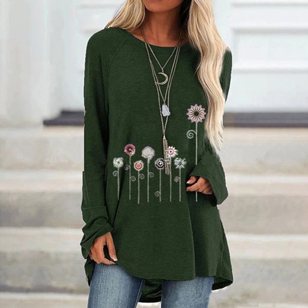 womens warm sweater round neck printed casual winter tunic jumper blouse, White
womens warm sweater round neck printed casual winter tunic jumper blouse, White