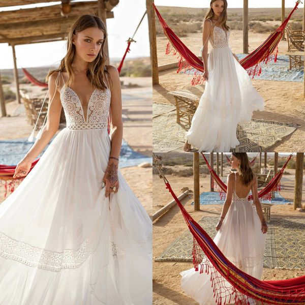 asaf dadush 2019 wedding dresses spaghetti v neck lace bridal gowns floor length beach a line wedding dress robe de mariee, White
asaf dadush 2019 wedding dresses spaghetti v neck lace bridal gowns floor length beach a line wedding dress robe de mariee, White