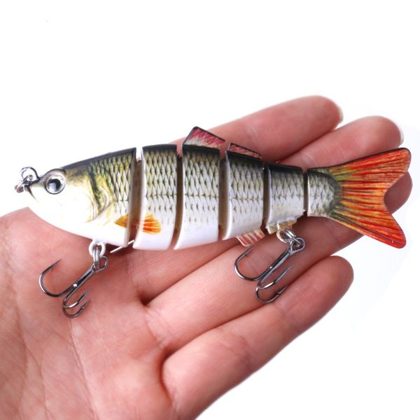 10cm multi sections 6 segments fishing lure jointed minnow swimbait crankbait artificial hard bait 3d eyes wobblers treble hook
10cm multi sections 6 segments fishing lure jointed minnow swimbait crankbait artificial hard bait 3d eyes wobblers treble hook